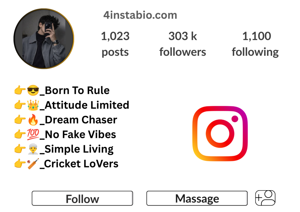 Attitude Bio For Instagram