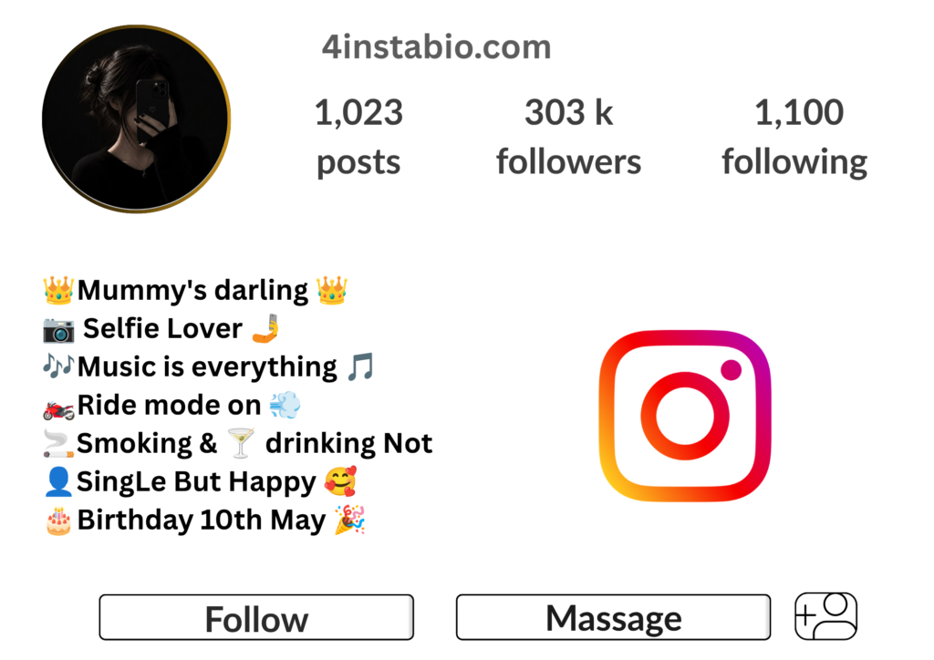 Instagram Bio for Girls