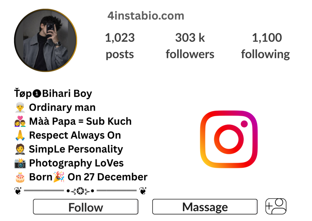 Bihari Bio For Instagram