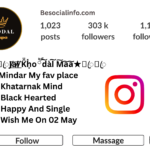Khodal Maa Bio For Instagram