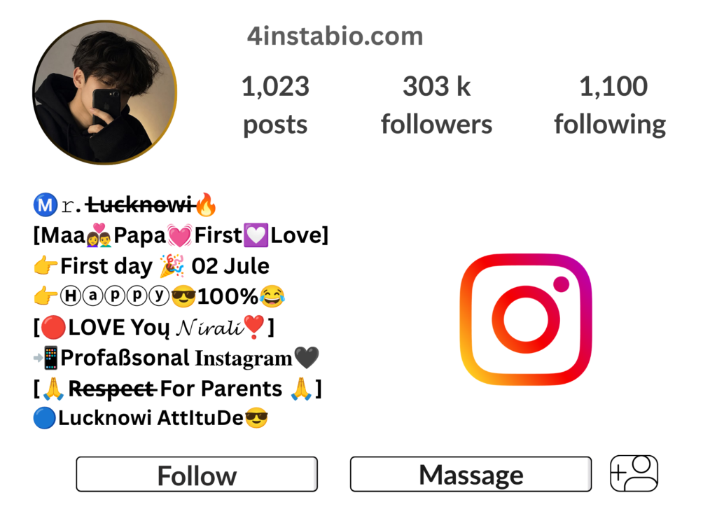 Lucknow Bio For Instagram