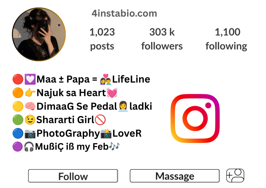 Instagram bio in Hindi