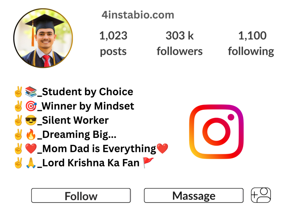 Student Bio For Instagram
