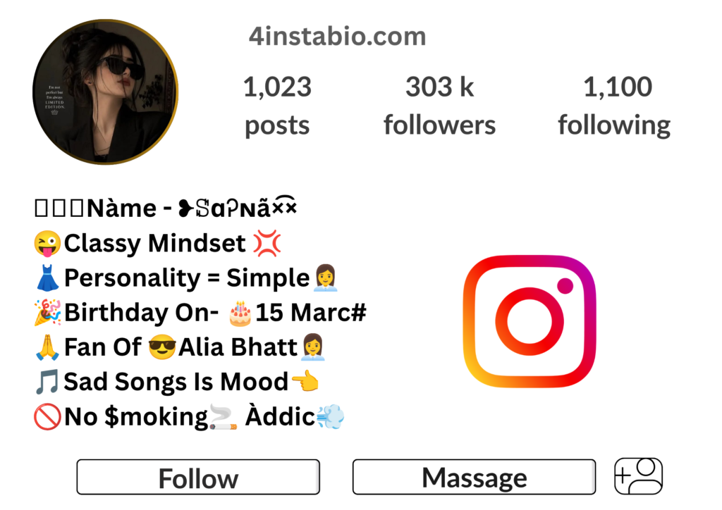 Instagram Bio for Girls