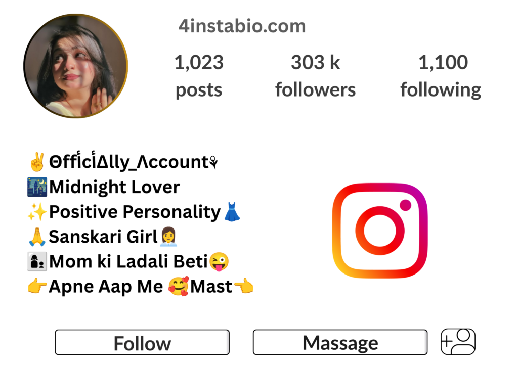 Instagram Bio for Girls