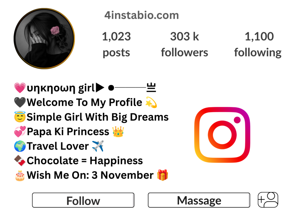 Instagram Bio for Girls