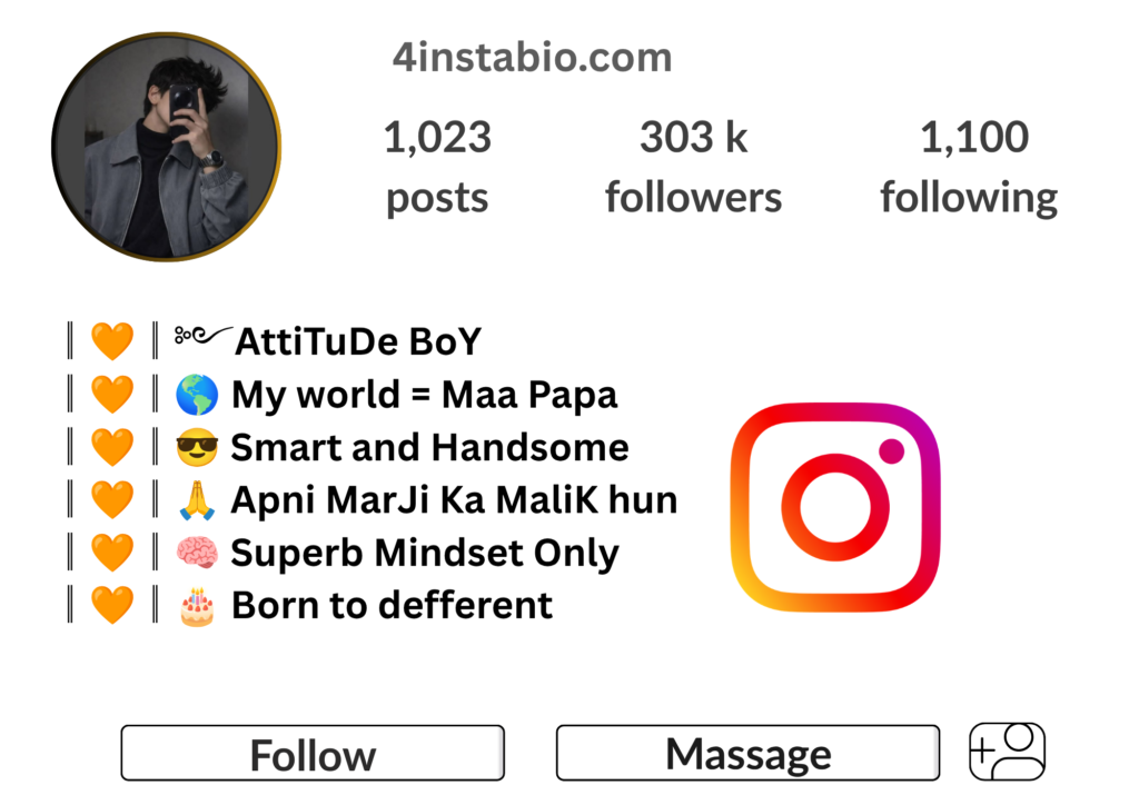 Attitude Bio For Instagram