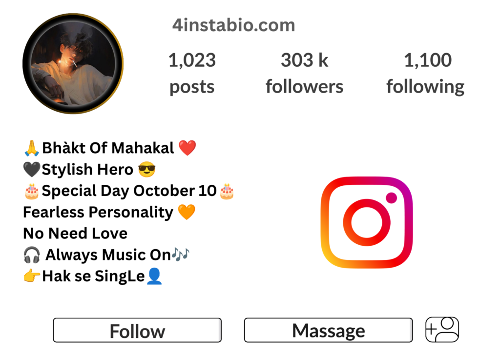 Gangster Bio For Instagram