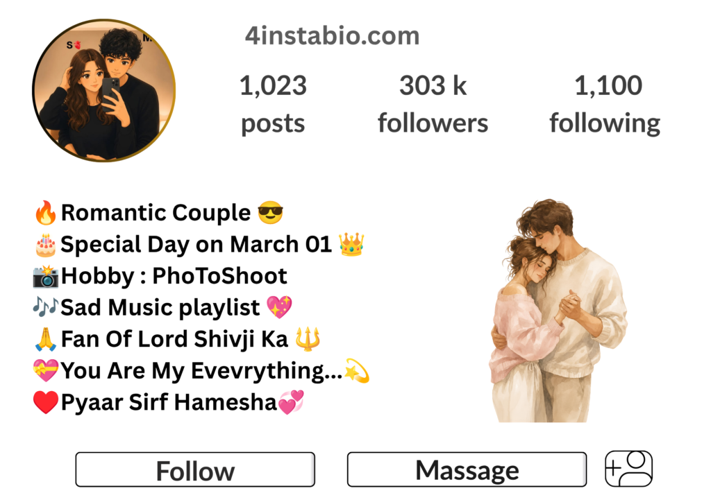 Best love bio for Instagram
