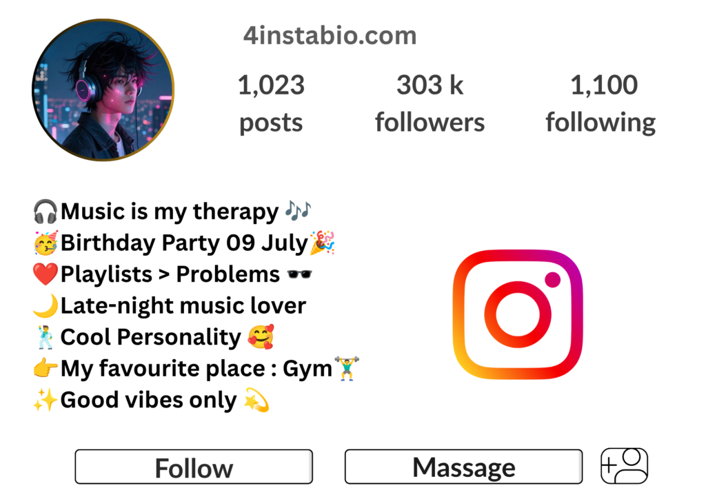 Music Bio For Instagram