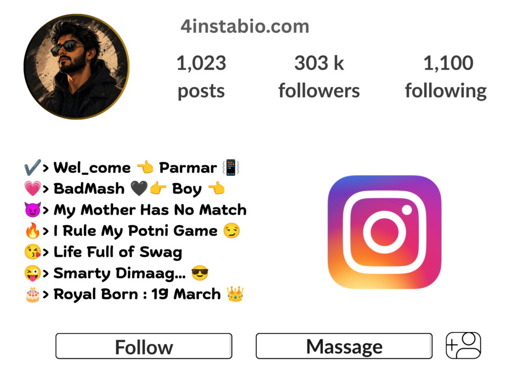 Parmar Bio For Instagram