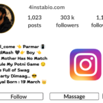 Parmar Bio For Instagram