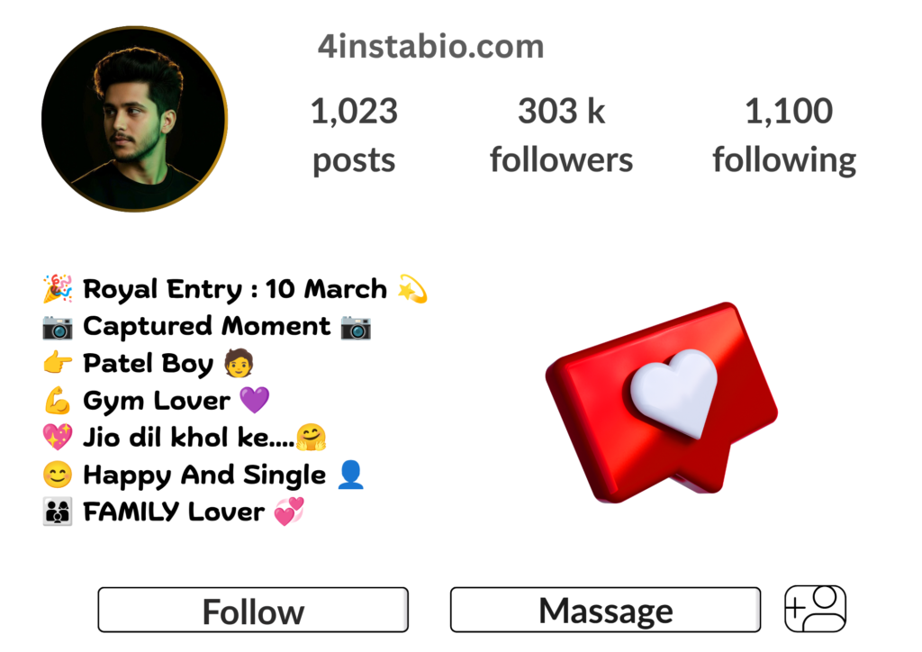 Patel Bio For Instagram