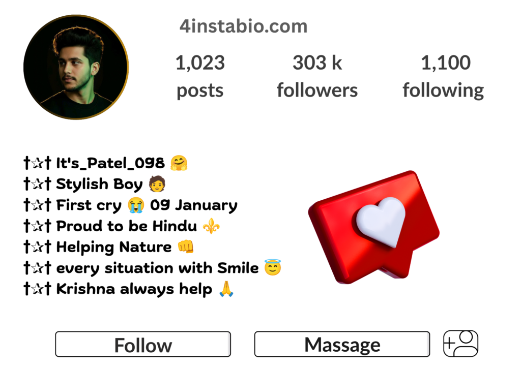 Patel Bio For Instagram
