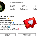 Patel Bio For Instagram