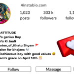 Khatu Shyam Bio For Instagram
